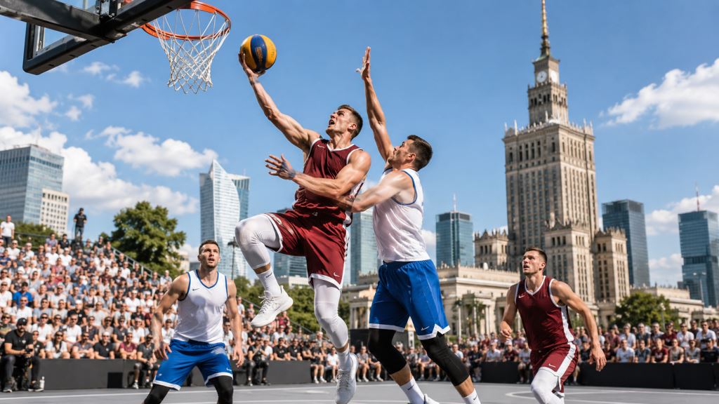 Latvija svladala Češku 21:15 na FIBA 3x3 World Cupu 2026 u Varšavi i izborila play-in iz muške skupine B