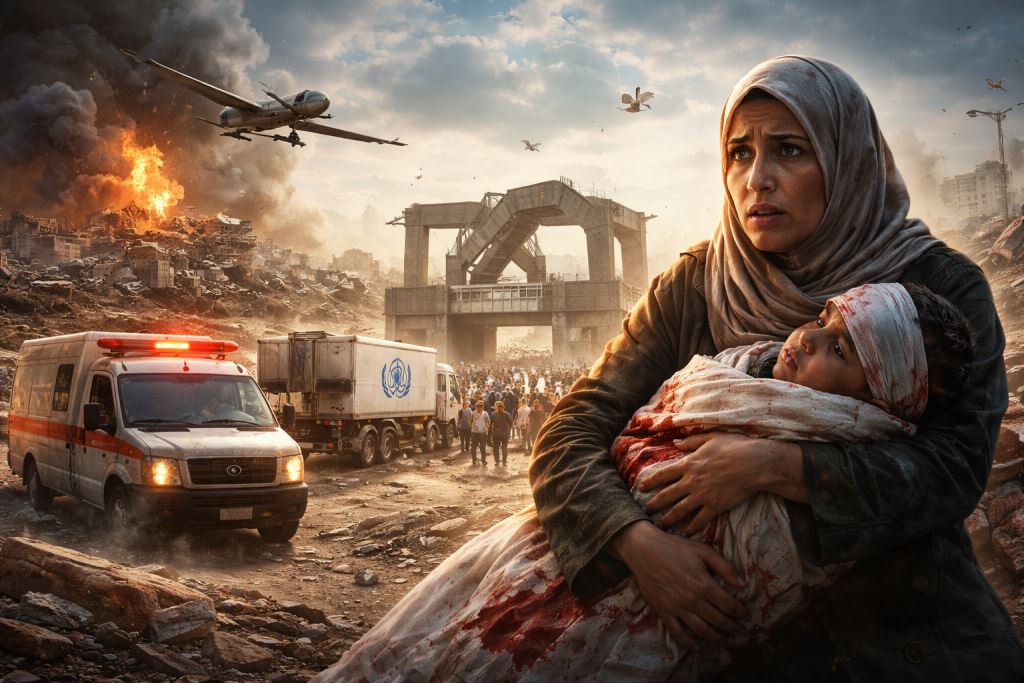 Gaza pozostaje politycznym punktem zapalnym: nowe izraelskie ataki i ograniczone otwarcie Rafah pokazują, jak kruche jest zawieszenie broni