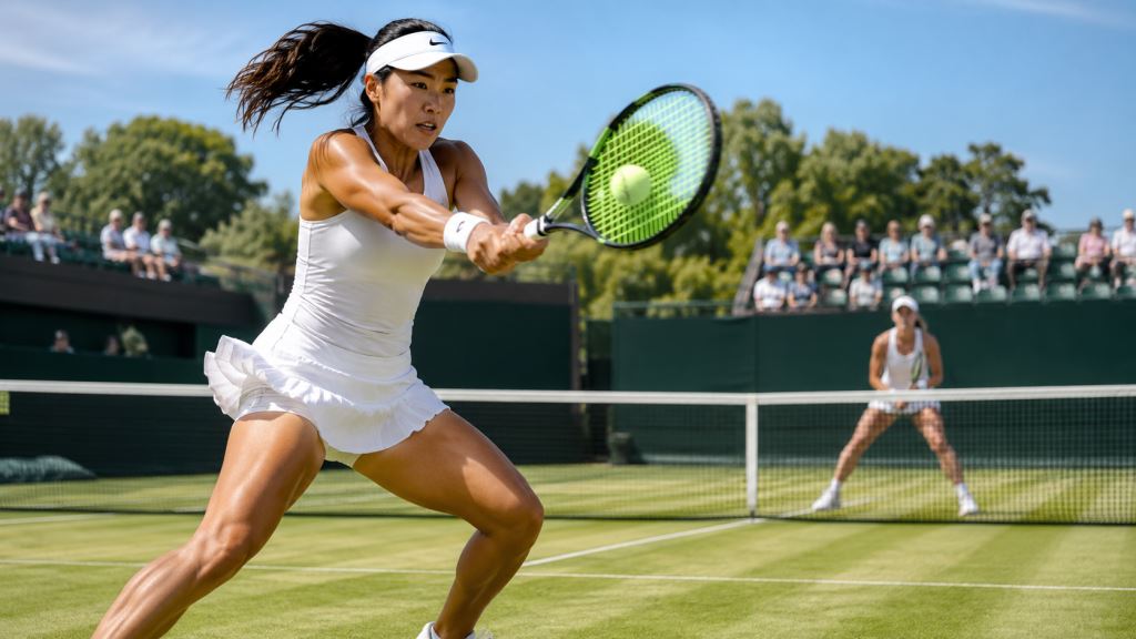 AI ilustracija: Ann Li preokretom protiv Taylah Preston izborila četvrtfinale WTA Nottingham Opena na travi