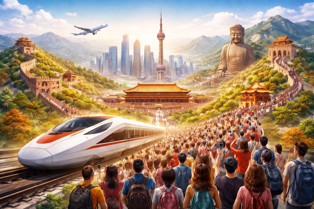 La Chine bat des records touristiques : plus de six milliards de voyages intérieurs par an changent le tourisme mondial