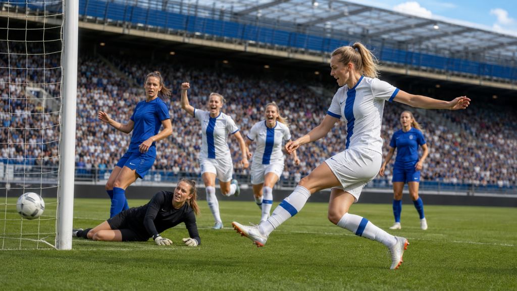 La Finlande écrase la Slovaquie 4-0 en qualifications pour la Coupe du monde féminine 2027 et suit le Portugal