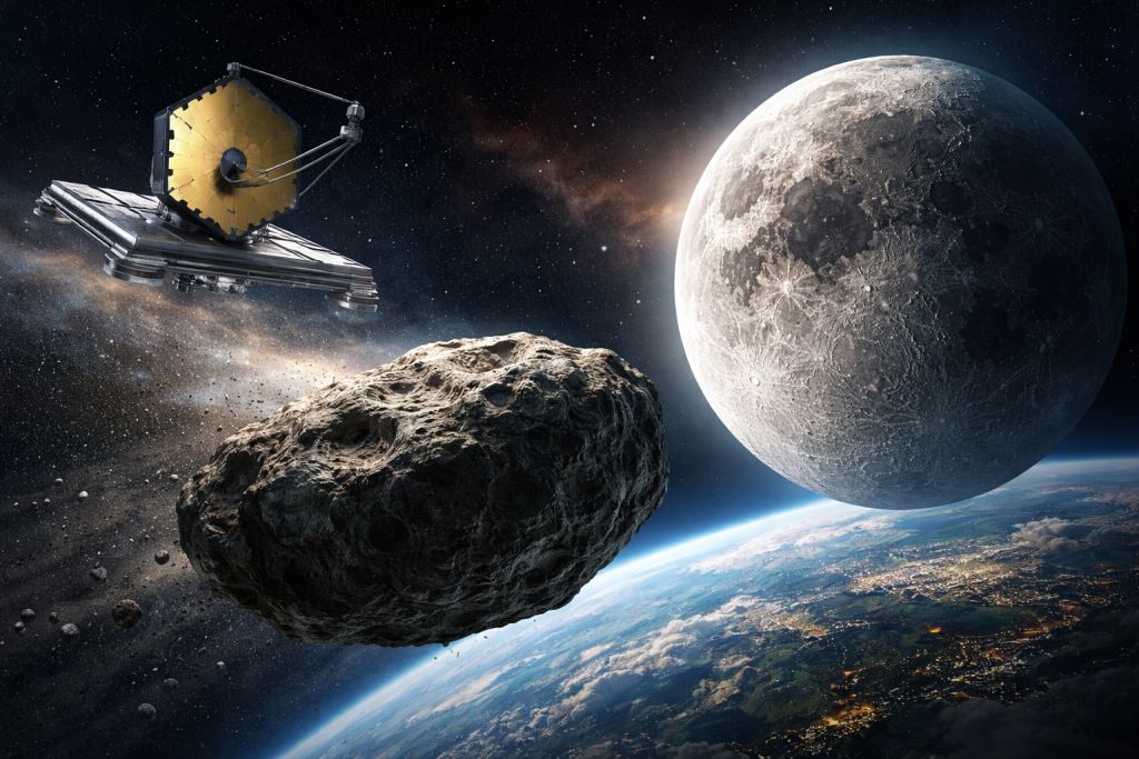James Webb usunął zagrożenie: asteroida 2024 YR4 nie uderzy w Księżyc w 2032 roku ani nie zagrozi Ziemi
