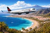 Air Canada uruchamia pierwsze bezpośrednie loty z Ameryki Północnej na Teneryfę i otwiera nowy rynek dla Kanarów