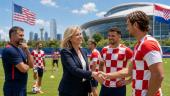 Nicole McGraw en el entrenamiento de Croacia antes del Mundial 2026 y el debut contra Inglaterra en Dallas