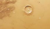 Mars Express pokazuje, jak marsjańskie wiatry i piasek rzeźbią yardangi w Medusae Fossae w pobliżu równika