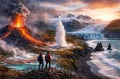 Island zwischen Feuer und Eis: Leitfaden für Abenteuertourismus ab Reykjavík, Geysire, Gletscher und schwarze Strände