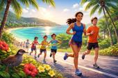 Guam-Ko’ko’-Halbmarathon ausverkauft, Organisatoren laden Kinder und Teams zum Rennwochenende im April 2026 ein