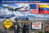 Bezpośrednie loty USA–Wenezuela wracają po siedmiu latach, z American Airlines i warunkami bezpieczeństwa