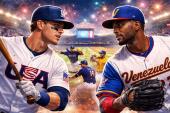 El mundo del béisbol mira esta noche la final del World Baseball Classic: Estados Unidos y Venezuela por el título en Miami