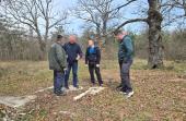 Début des travaux en salle de classe en plein air à la réserve de Laudonov gaj dans la municipalité d