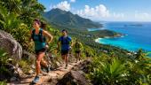 Seychelles Nature Trail na Mahé: bieg trailowy przez tropikalny las, granitowe skały i wybrzeże Oceanu Indyjskiego