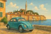 RoVWinj 2025: gran encuentro internacional de veteranos de VW en Rovinj este fin de semana organizado por VW Buba Club Zagreb
