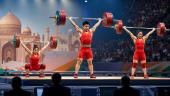 China gana tres oros en el Campeonato Asiático de halterofilia y presiona a Corea del Norte en India