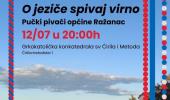 Koncert Pučkih pivača Ražanac u Zagrebu: Glazbeni uvod u 59. Međunarodnu smotru folklora i 1100. obljetnicu Kraljevstva