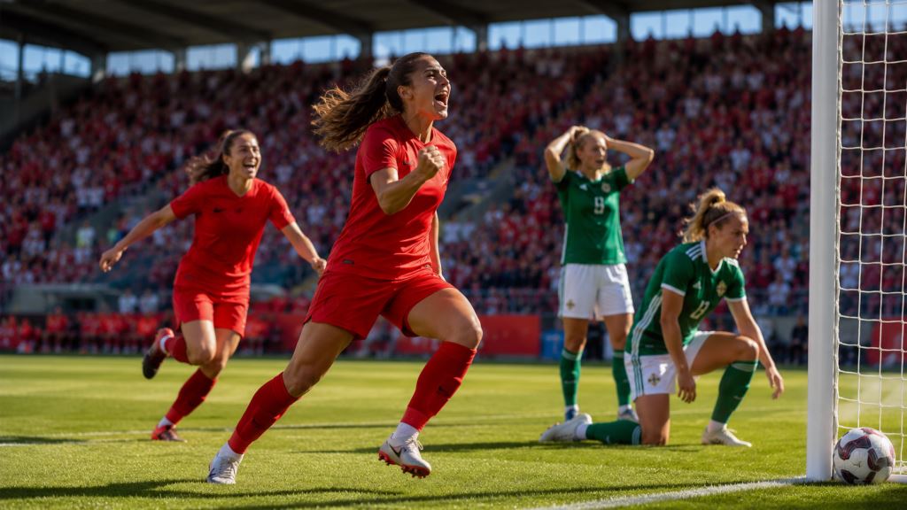 Türkiye protiv Sjeverne Irske 2:1: pobjeda u skupini B2 kvalifikacija za Svjetsko prvenstvo žena 2027