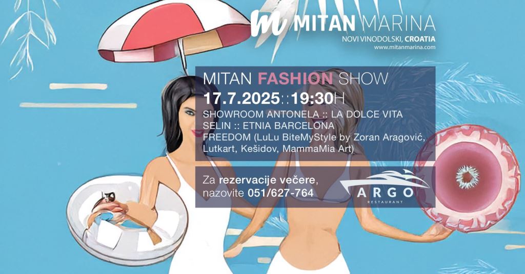 Summer in Novi Vinodolski: A guide to events, from the Kilometer-long Festival, Okolotorno, to concerts and a fashion show