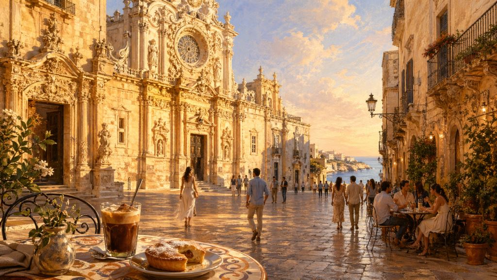 Lecce we Włoszech odkrywa barok południa, wąskie uliczki Salento i wolniejszy rytm Apulii nad morzem