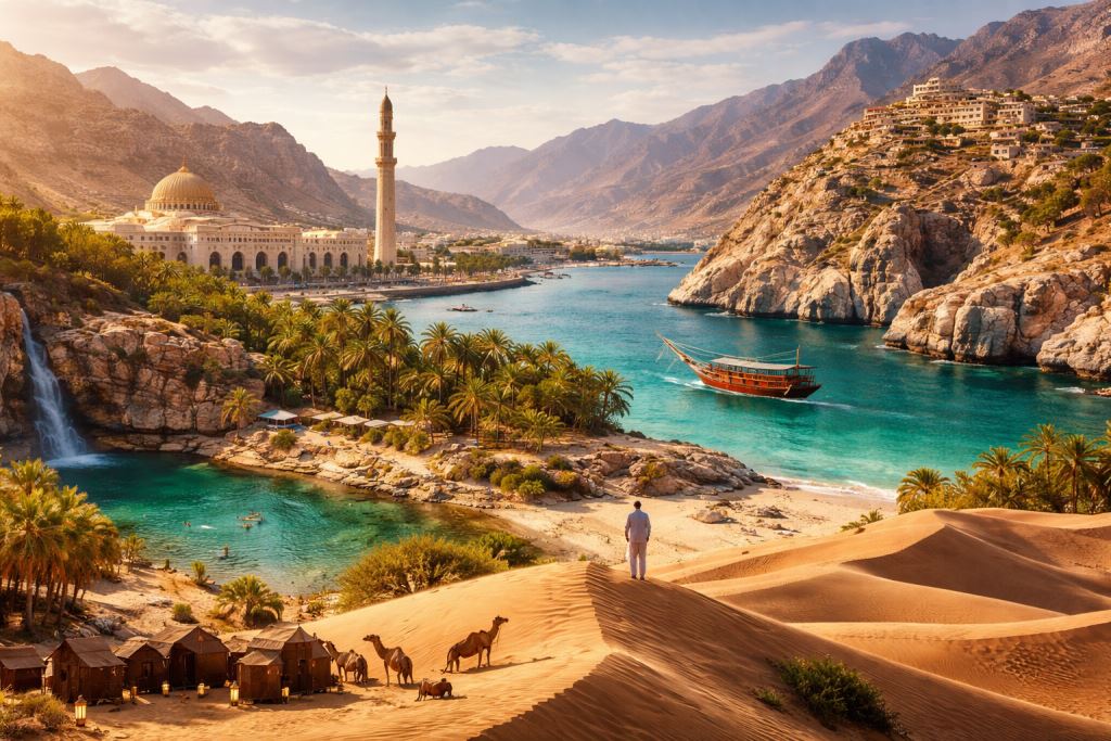 Oman ohne Eile: warum dieses Land aus Wüstendünen, Bergen und Küste Reisende anzieht, die Ruhe suchen