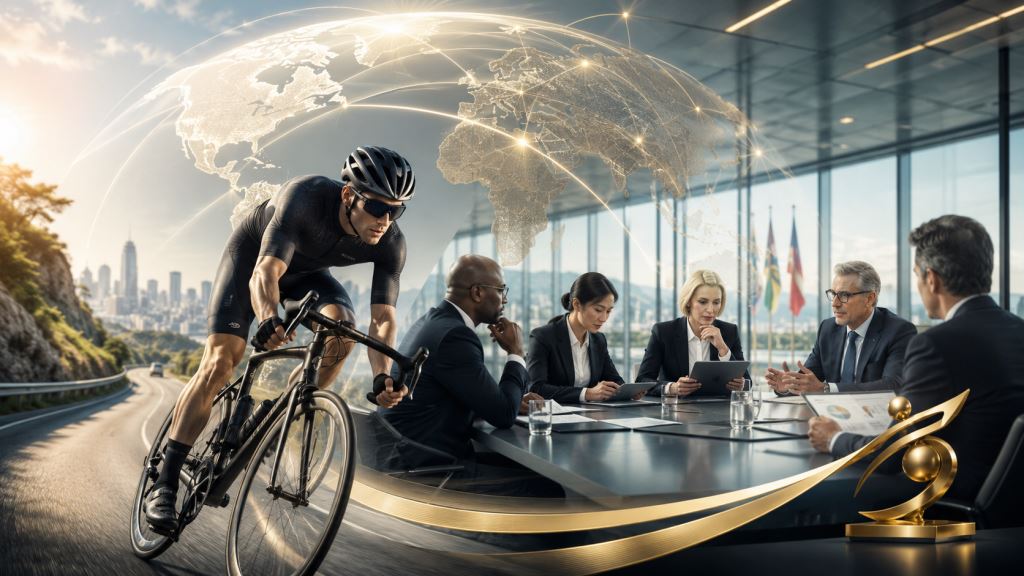 ilustracja AI: UCI ponownie w globalnej czołówce ASOIF w przeglądzie zarządzania letnich federacji olimpijskich świata