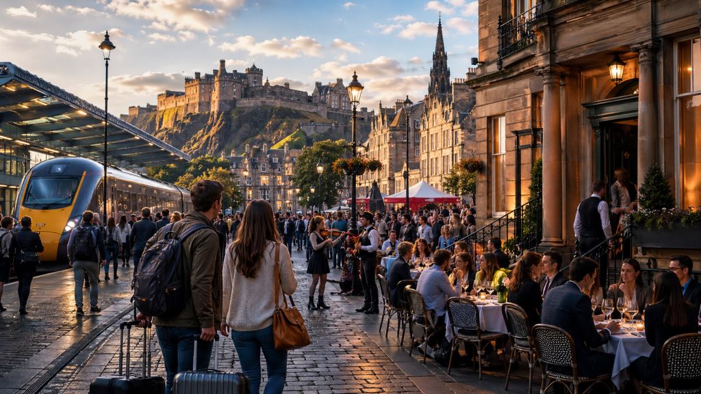 Edinburgh in der Festivalsaison: warum Unterkünfte, Züge und Restaurants vor den Eintrittskarten für Besucher verschwinden