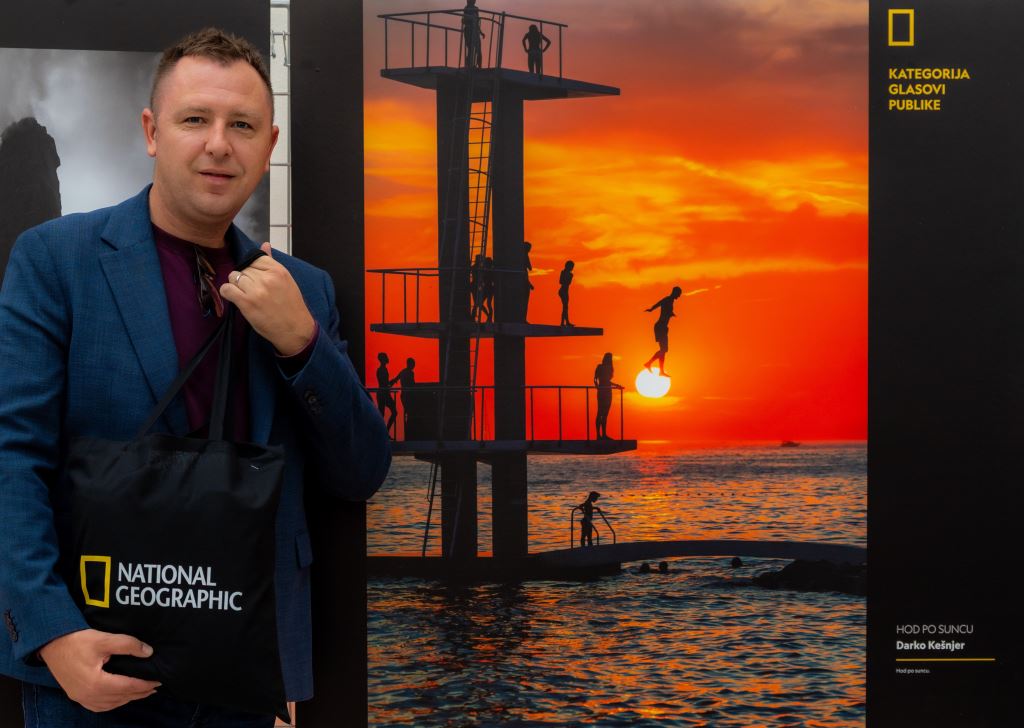 Zadar sunset from Kolovar: award-winning photo of Darko Kešnjer and a ski jump as a symbol of Zadar