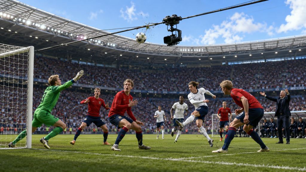 AI ilustracija: Solbakken odbacio FIFA-ino objašnjenje spornog gola koji je Engleskoj otvorio put do pobjede nad Norveškom
