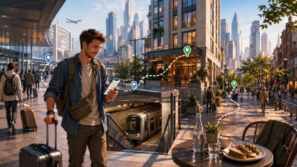 Cómo planificar el primer día en una megaciudad sin estrés, vagabundeos, cansancio ni tiempo perdido