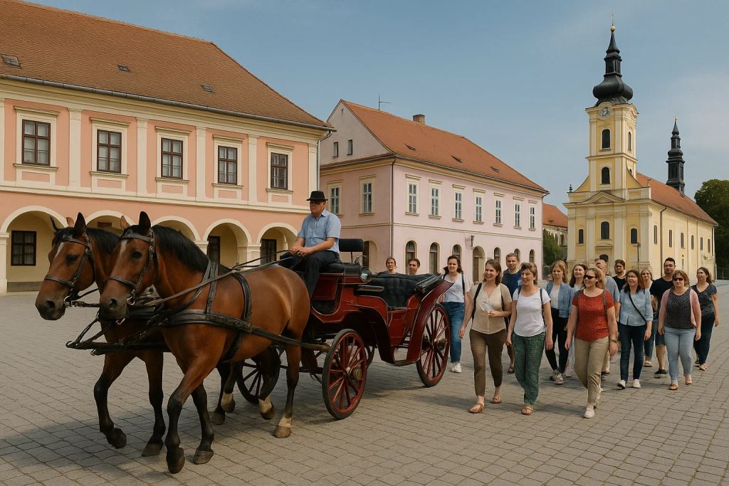 Free themed walks and carriage rides in Vinkovci: Discover 8000 years of rich history of the city on the Bosut