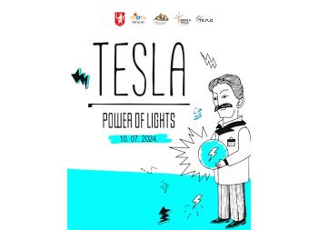 Obchody 168. urodzin Nikoli Tesli w Gospić z wydarzeniem Tesla Power of Lights, koncertem Giuliano and the Dictator oraz wystawą Rimčevy Nevery