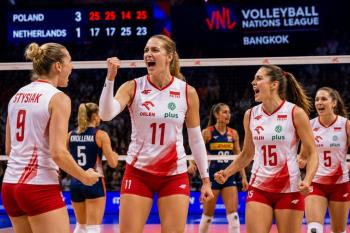 Polen besiegt die Niederlande 3:1 in Bangkok und bleibt oben in der Volleyball Nations League der Frauen