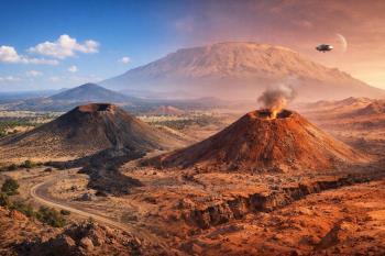 Scoria cones on Mars and in Arizona: NASA images reveal a rare trace of explosive volcanism