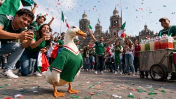 Ente Merlin als viraler Star Mexikos bei der WM 2026 und ungewöhnlicher Glücksbringer in Mexiko-Stadt