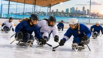Newcastle richtet Frauen-WM im Para-Eishockey aus, ein Schlüsseltest für ein eigenes Event bei Alpes 2030
