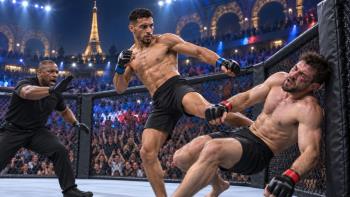 Salahdine Parnasse nokautirao Dana Hookera u UFC debiju i odmah napao vrh lake kategorije pred Parizom