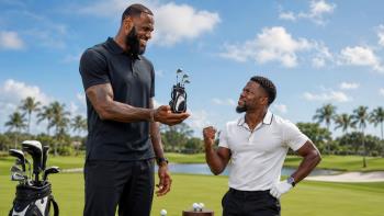 LeBron James i Kevin Hart u golf izazovu koji spaja NBA zvijezdu, humor, mini palice i viralno rivalstvo