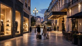 Luxury shopping districts as tourist traps: expensive hotels, quiet evenings and little local life