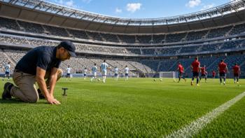 FIFA verteidigt den Rasen im MetLife Stadium vor dem WM-Finale zwischen Argentinien und Spanien in New Jersey