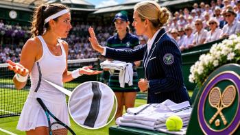 Wimbledon: Bouzas Maneiro zatrzymana za ciemny pas, surowy 'biały dress code'…