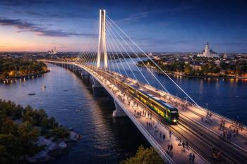 Helsinki otworzyło Kruunuvuorensiltę, najdłuższy i najwyższy most w Finlandii przeznaczony dla tramwajów, rowerzystów i pieszych