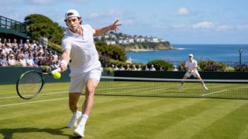 Ugo Humbert beats Jenson Brooksby in Eastbourne to reach ATP Lexus Eastbourne Open quarterfinals on grass