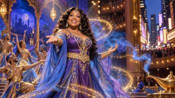 Sherri Shepherd becomes Broadway's first female Genie in Disney's 'Aladdin' at New York's New Amsterdam Theatre
