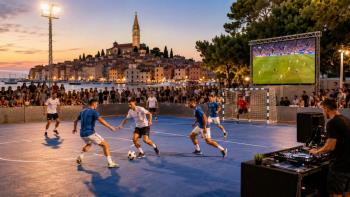 Pod lipama futsal tournament in Rovinj 2026 with group matches, prizes, DJ pro…