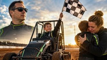 Brexton Busch dedicates first win to father Kyle after his death - emotional c…