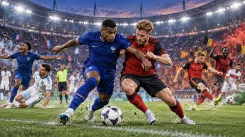 Francia-Bélgica en Saint-Denis: De Bruyne llega tras el 3-0 y los locales buscan responder al empate con Italia