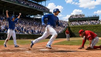 Chicago Cubs drehen Spiel gegen St. Louis Cardinals 6:4 nach Schlüssel-Inning im Wrigley Field in Chicago