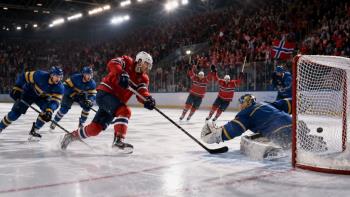 Noruega sorprende a Suecia en el Mundial de hockey con un 3-2 y da un paso clave hacia cuartos