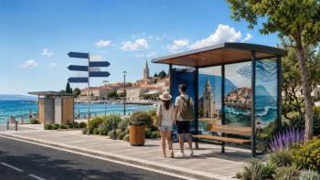 Zadar County renews bus stops, beaches, signage and public spaces to support m…