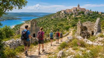 Randonnée guidée depuis Soline le 23 mai sur le sentier du patrimoine Frankopan vers Dobrinj sur Krk