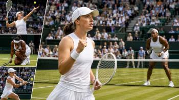 Świątek resiste a Townsend en tres sets e inicia la defensa del título de Wimbledon en la Centre Court