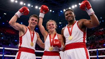 Hickey, Mughalzai y Okoh dan a Inglaterra tres oros de boxeo en la jornada final de los Juegos de Glasgow